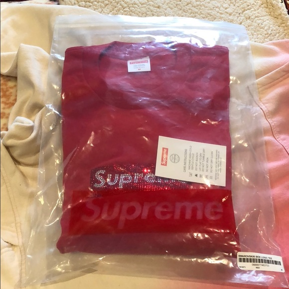 Supreme®/Swarovski® Box Logo Tee - Picture 1 of 1